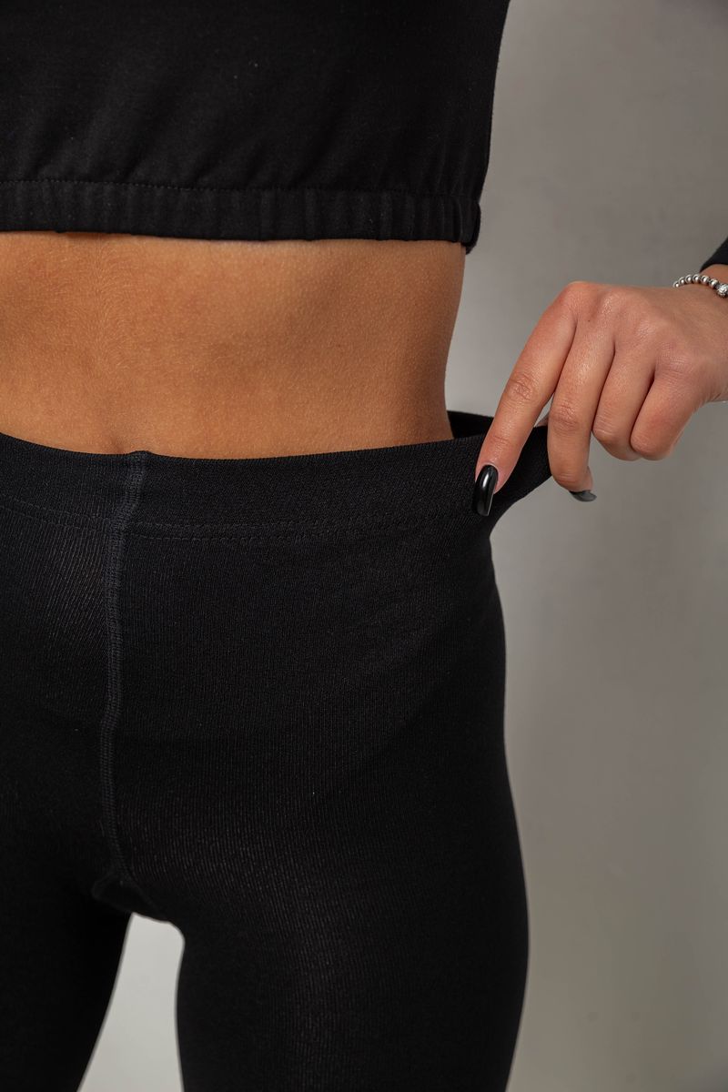 Лосины утепленные, цвет черный, 139RB869 — изображение 5