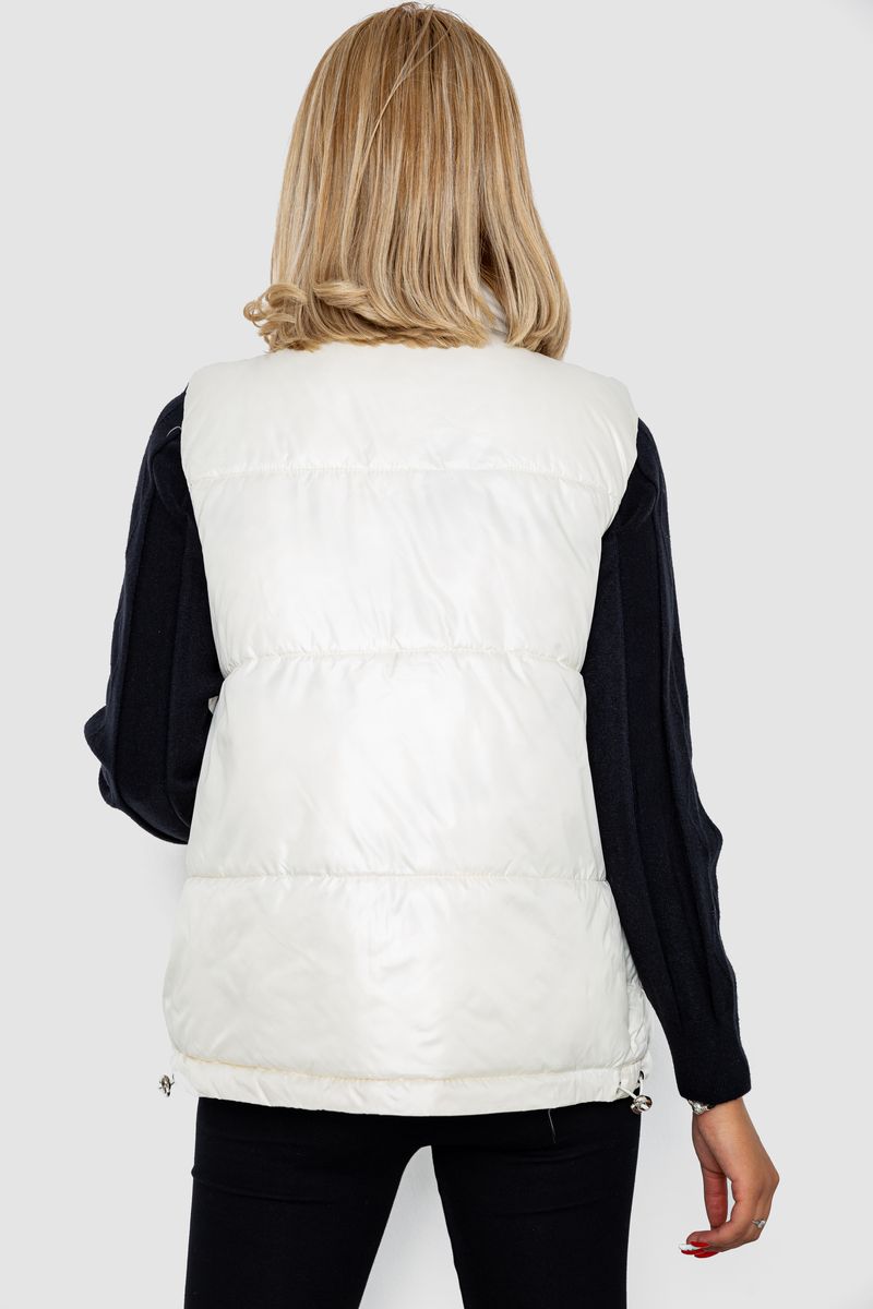 Жилет женский, цвет кремовый, 244R533 — изображение 4