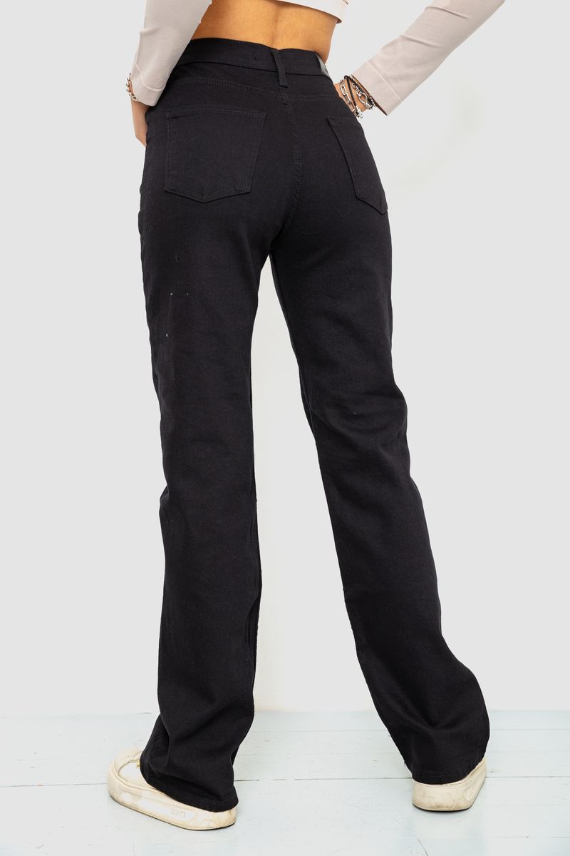 Джинсы женские, цвет черный, 244R413-2501 — изображение 4