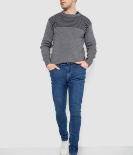 Джинсы мужские однотонные, цвет синий, 247R1095