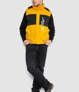Жилетка мужская демисезонная, цвет желтый, 244R99006