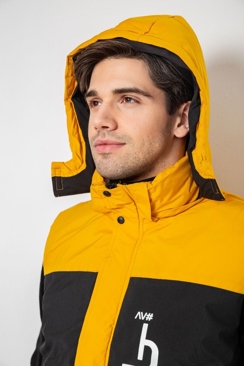 Жилетка мужская демисезонная, цвет желтый, 244R99006 — изображение 5