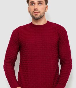 Свитер мужской, цвет бордовый, 161R882