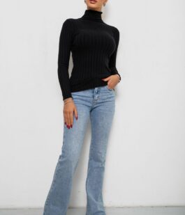 Гольф женский однотонный, цвет черный, 204R040