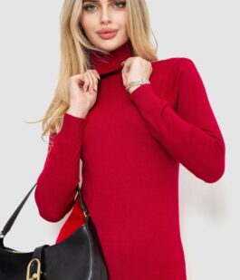 Гольф женский  однотонный, цвет бордовый, 244RA01