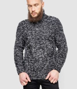 Свитер мужской, цвет черный, 214R10323