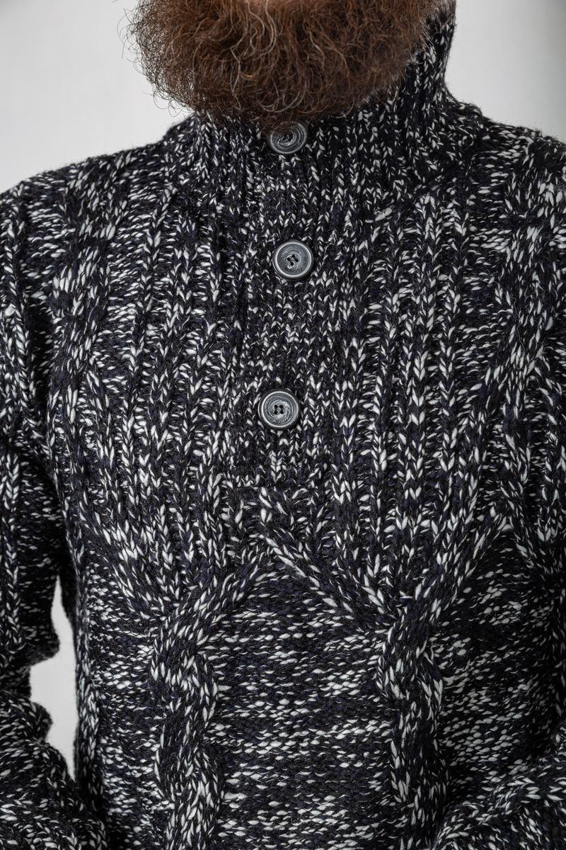 Свитер мужской, цвет черный, 214R10323 — изображение 5