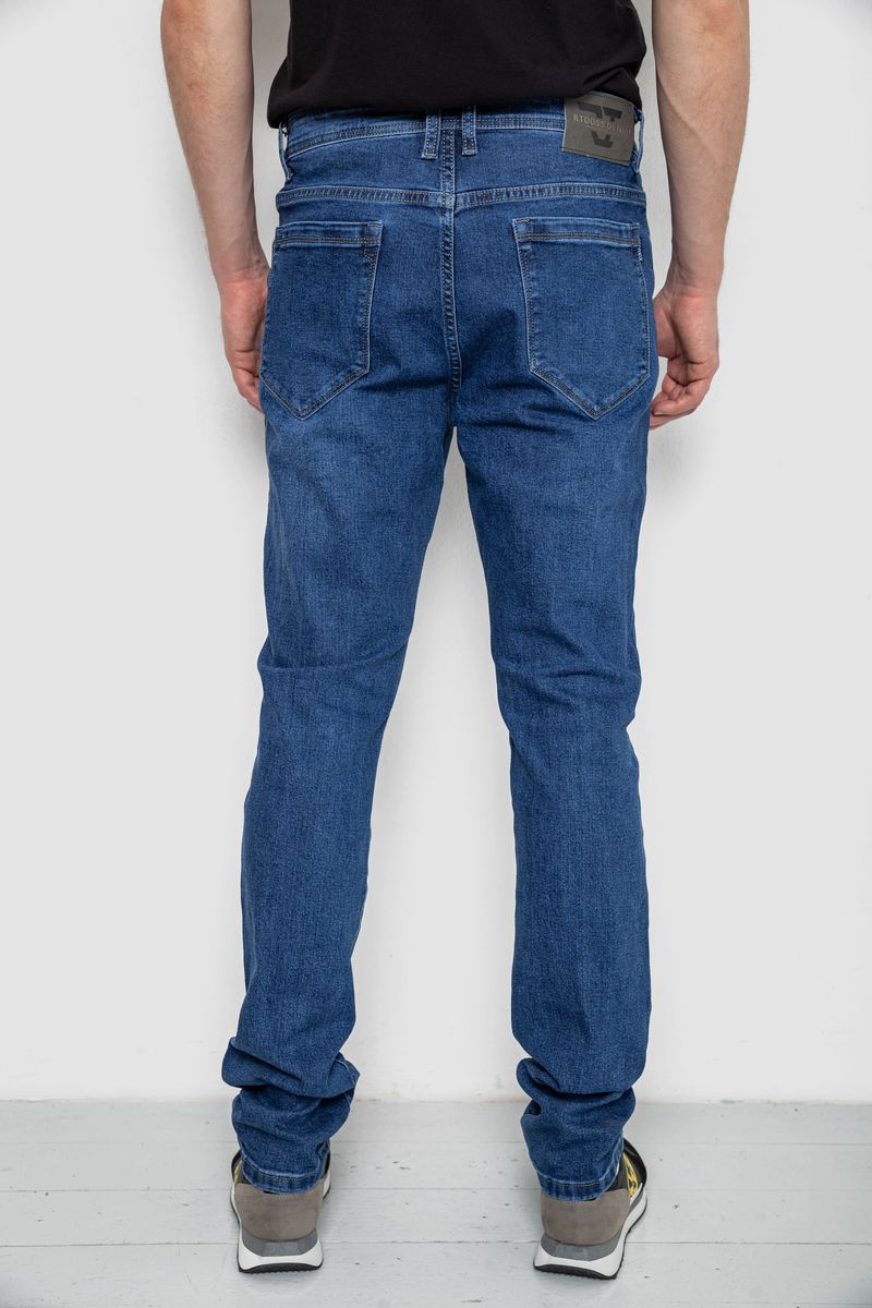 Джинсы мужские демисезонные, цвет синий, 243R8046 — изображение 4