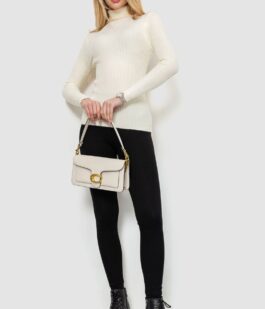 Гольф женский однотонный, цвет кремовый, 244R001