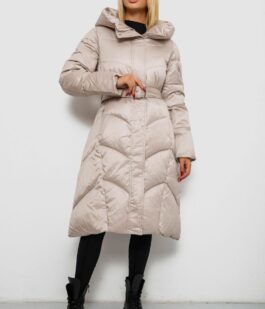 Куртка женская зимняя, цвет бежевый, 244R5612