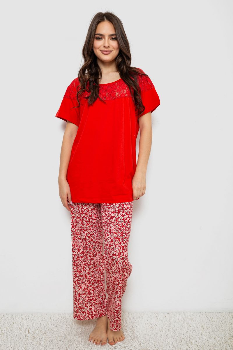 Пижама женская с принтом