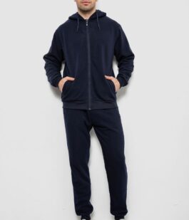 Спортивный костюм мужской утепленный, цвет синий, 244R9104