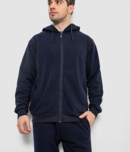 Спортивный костюм мужской утепленный, цвет синий, 244R9104