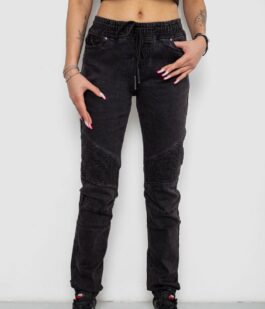 Джинсы женские, цвет темно-серый, 238R6005