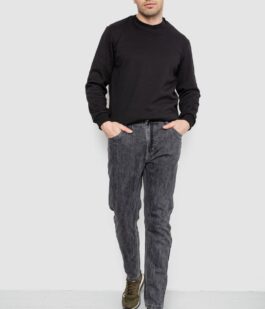 Джинсы мужские демисезонные, цвет серый, 243R8131