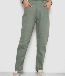 Джинсы женские, цвет оливковый, 250R1573