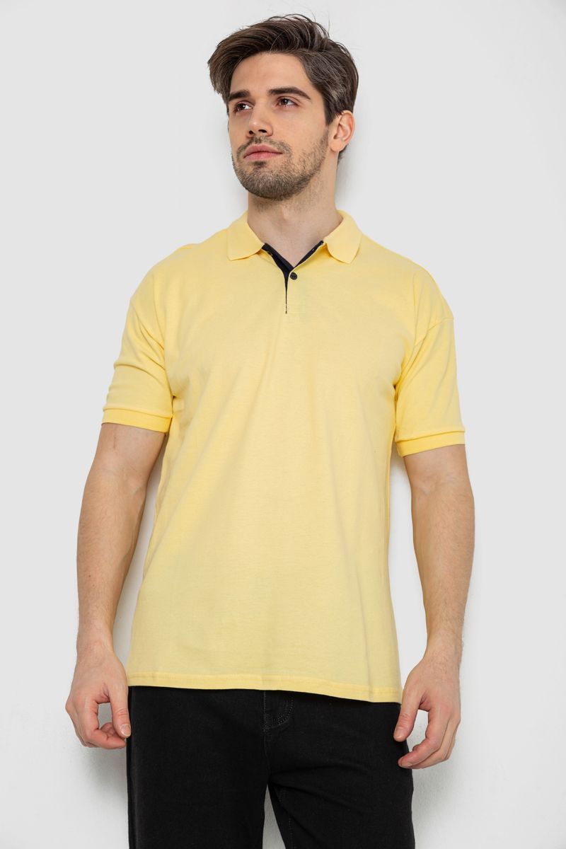 Поло мужское однотонное