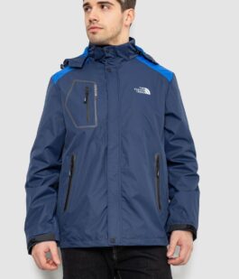 Куртка мужская демисезонная с капюшоном, цвет синий, 244RL-2515AL