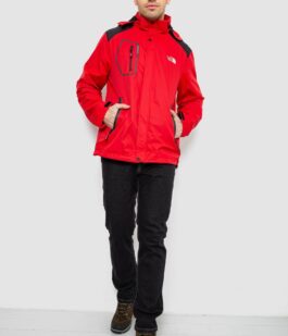Куртка мужская демисезонная с капюшоном, цвет красный, 244RL-2515AL