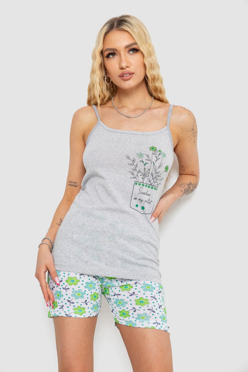 Пижама женская с принтом