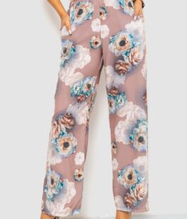 Брюки женские, цвет мокко, 172R073