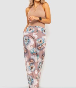 Брюки женские, цвет мокко, 172R073