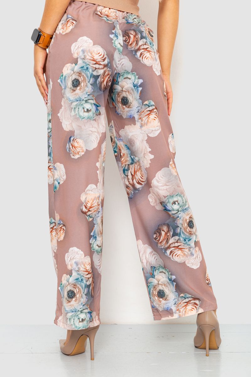 Брюки женские, цвет мокко, 172R073 — изображение 4