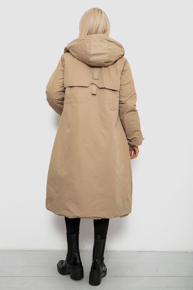 Куртка женская двусторонняя зимняя, цвет черный, 244R24115 — изображение 9