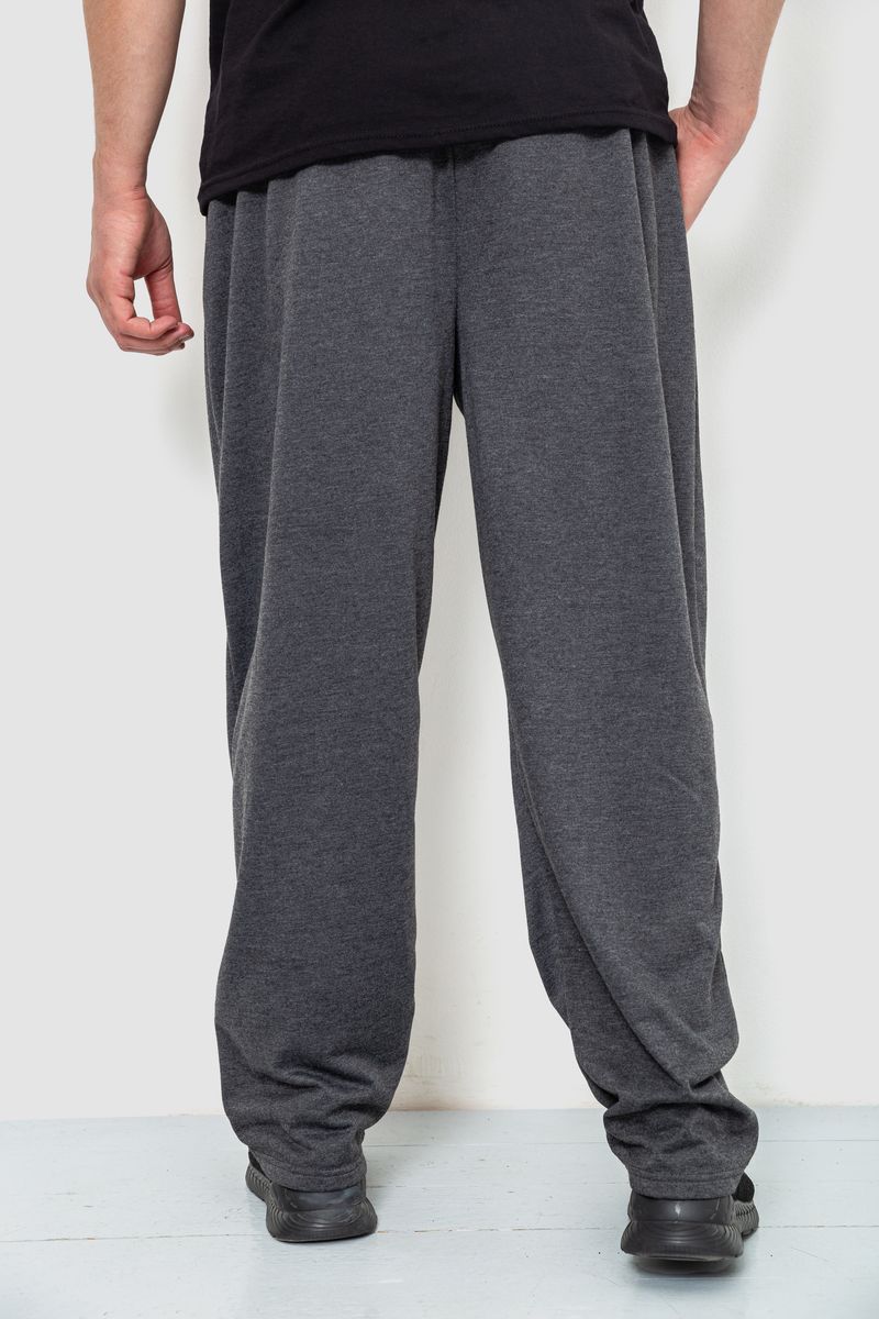 Спортивные штаны мужские, цвет темно-серый, 244R10018 — изображение 4