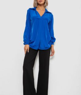 Блуза однотонная, цвет электрик, 230R1162