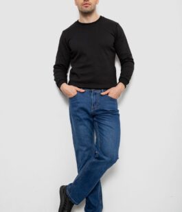 Джинсы мужские прямого кроя, цвет синий, 244R9909