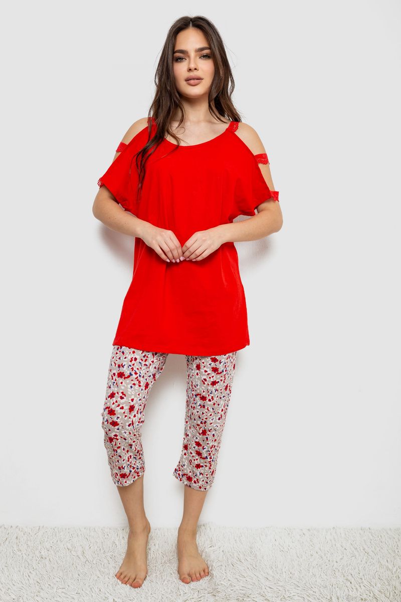 Пижама женская с принтом