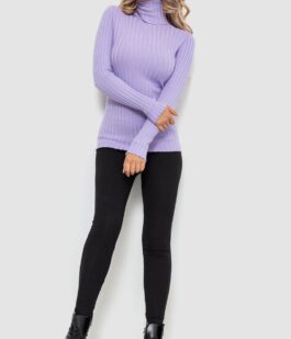 Гольф женский однотонный, цвет сиреневый, 204R043