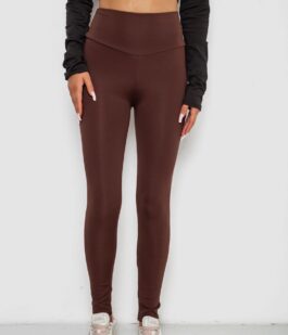 Лосины однотонные, цвет шоколадный, 238R57308