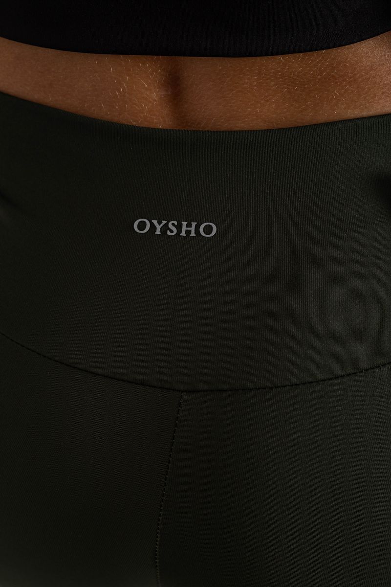 Лосины однотонные, цвет хаки, 238R57308 — изображение 6