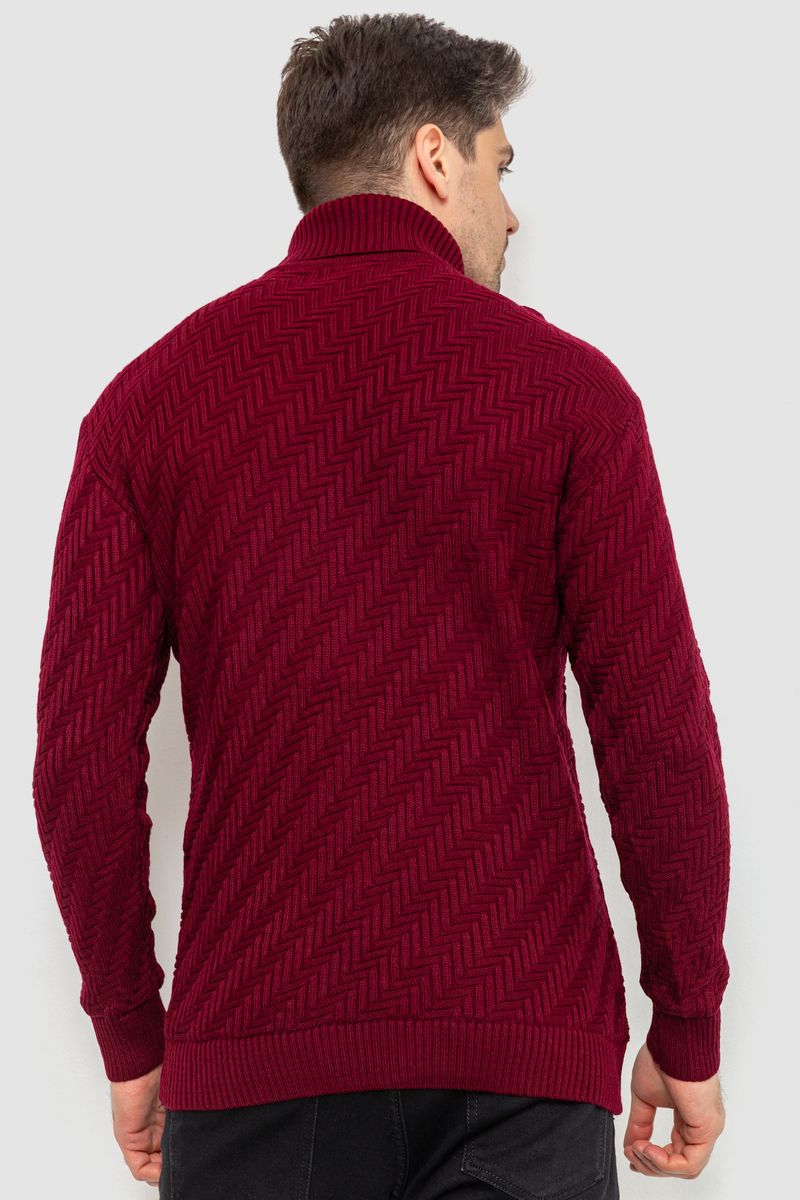 Гольф мужской, цвет бордовый, 161R696 — изображение 4