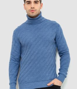 Гольф мужской, цвет джинс, 161R696