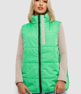 Жилет женский демисезонный, цвет салатовый, 257R95