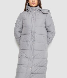 Куртка женская удлиненная, цвет серый, 207R006