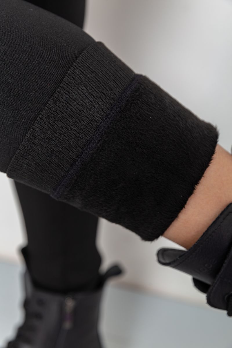 Лосины бесшовные на меху, цвет черный, 139R576 — изображение 6