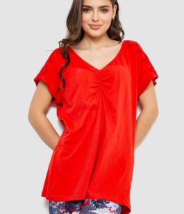 Пижама женская с принтом, цвет красный, 243R1602-006