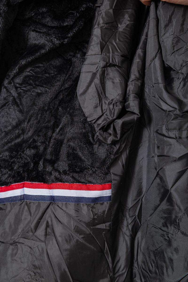 Куртка мужская зимняя удлиненная, цвет черный, 244RH76-30D — изображение 9