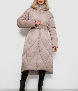 Куртка женская зимняя, цвет бежевый, 244R5618