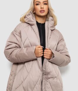 Куртка женская зимняя, цвет бежевый, 244R5618