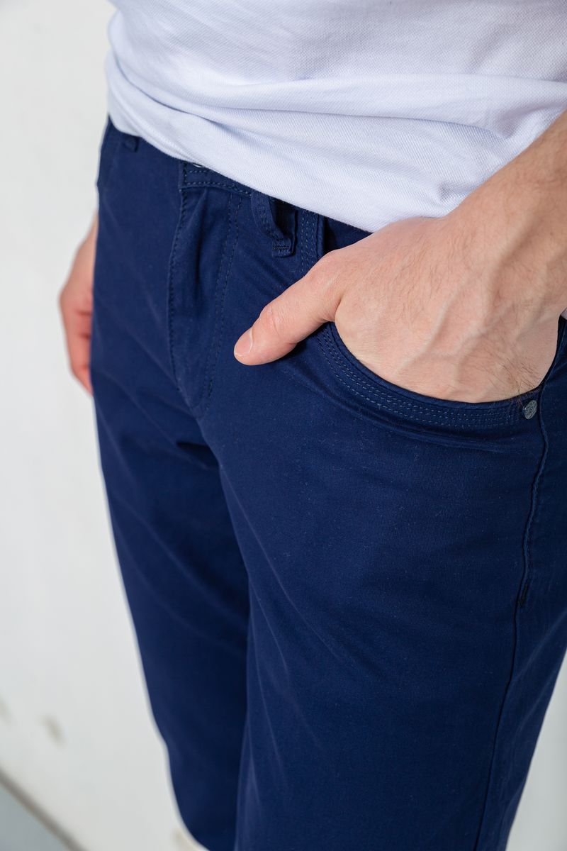 Брюки мужские, цвет синий, 182R2038 — изображение 5