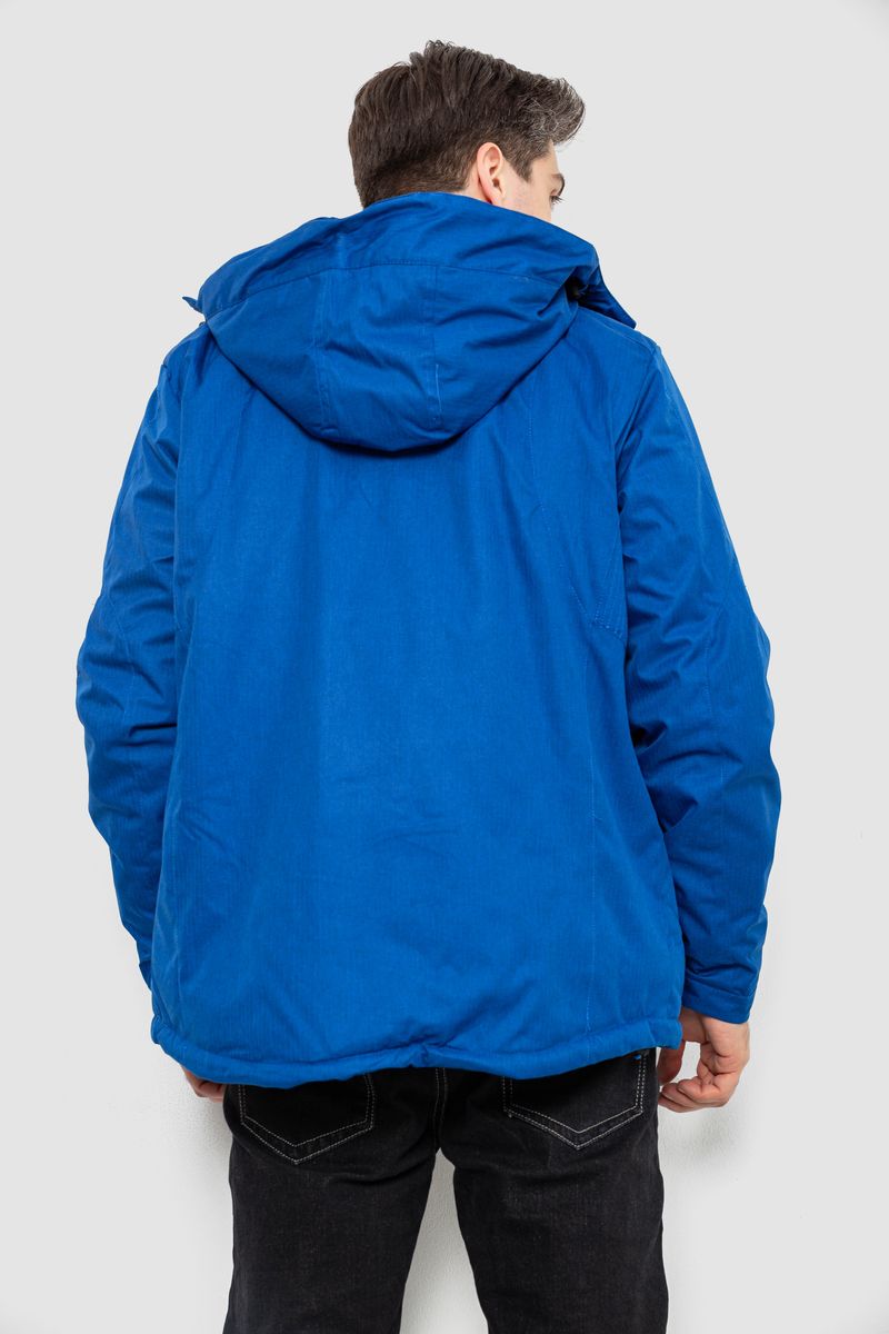 Куртка мужская демисезонная с капюшоном, цвет электрик, 244RZ-2521 — изображение 4