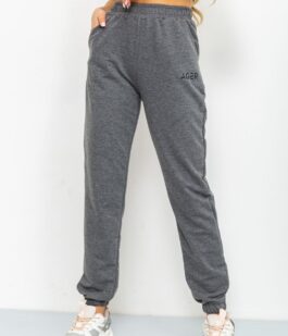 Спорт штаны женские демисезонные, цвет темно-серый, 206R001