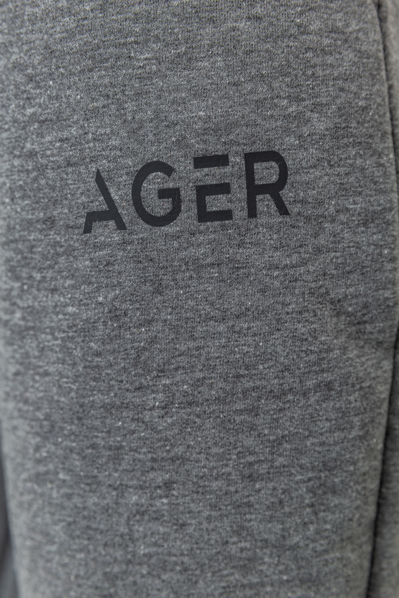 Спорт штаны женские демисезонные, цвет темно-серый, 206R001 — изображение 5