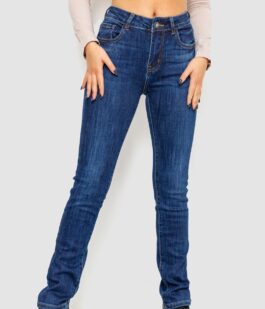 Джинсы женские стрейч, цвет синий, 214R1419