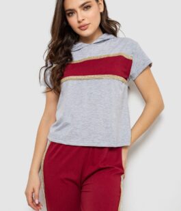 Пижама женская, цвет серый, 243R1488-013